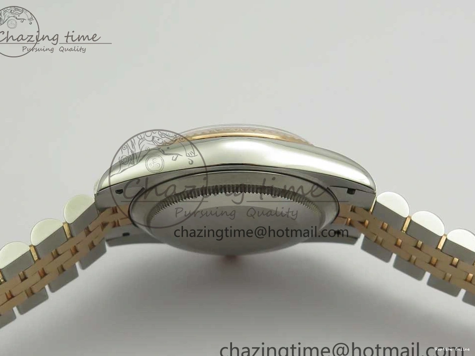 0506 EasyMatch DateJust 36mm 904 SS RG Wrapped 116231 GMF Black Dial on SS RG Wrapped Jubilee Bracelet A 3275